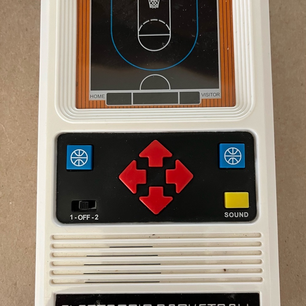 Mattel Electronic Basketball Handheld Game
